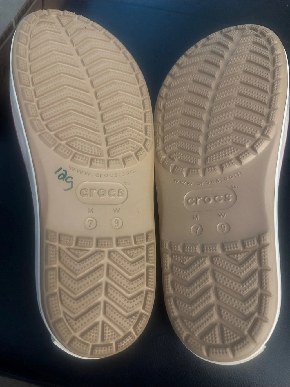 Crocs Beige Leopard Platform Sandals Women 9 NWOT